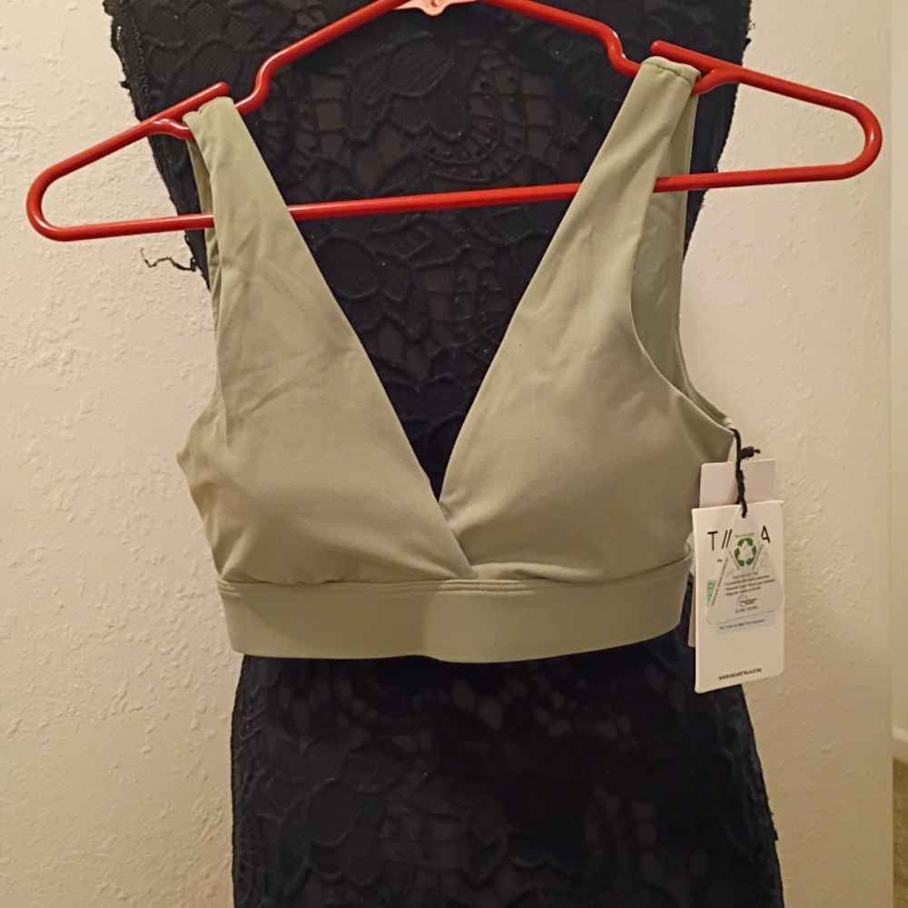 Sleek Olive Women's Bra